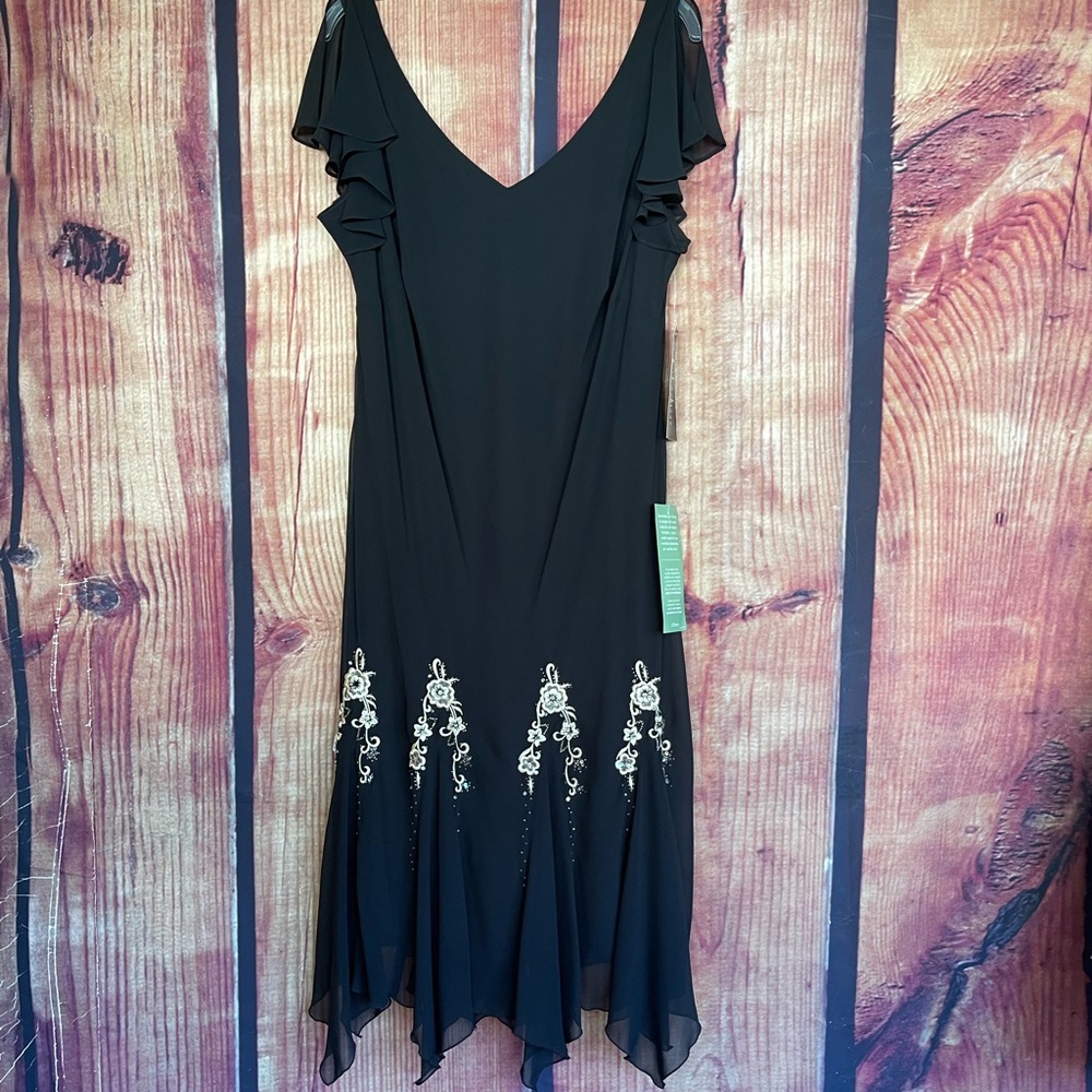 S.L. Fashions - Black special occasion dress.